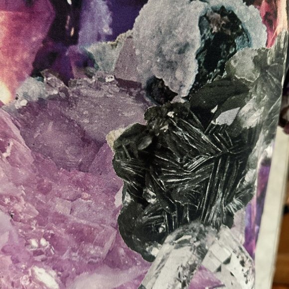 Alice + Olivia Silk Blouse Size XS Multi Crystal Jewel abstract Print - Picture 6 of 8